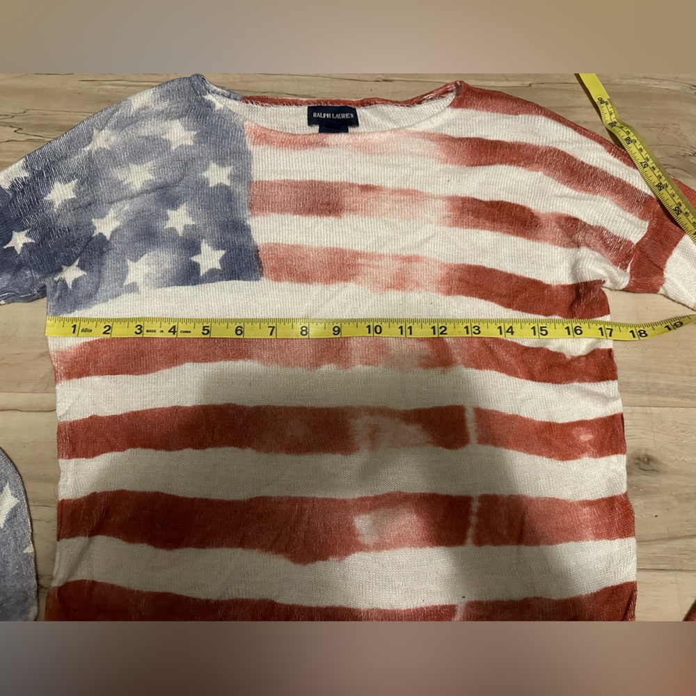 Ralph Lauren Red White and Blue Knit Shirt - Picture 3 of 8